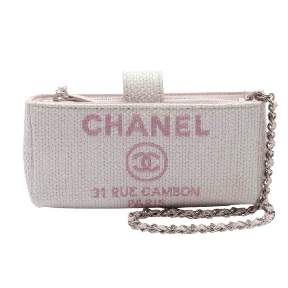 CHANEL 💯 Authentic Deauville mini bag  CUTE!! Unicorn 💕💕 rare - Picture 2 of 11